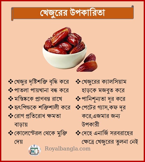 Dates Health Benefits in Bangla