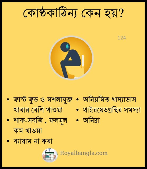 Constipation Causes in Bengali Language