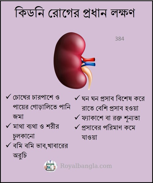 symptom of kidney disease
