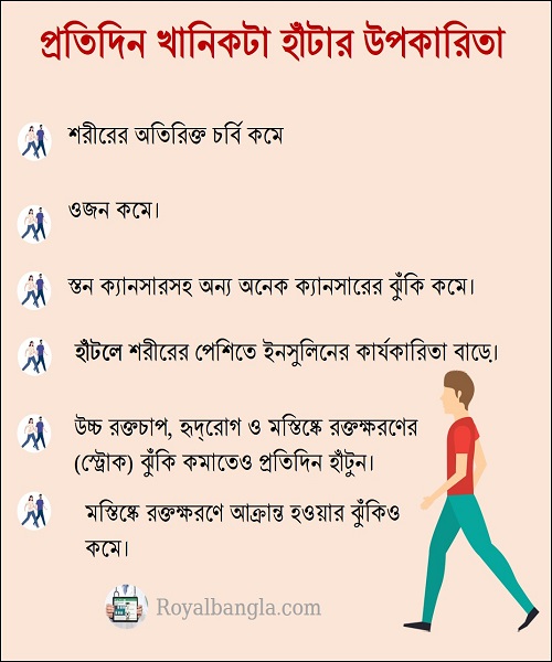 Benefits of walking